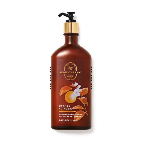 Bath & body works Aromatherapy orange & ginger body lotion 192ml. ของแท้