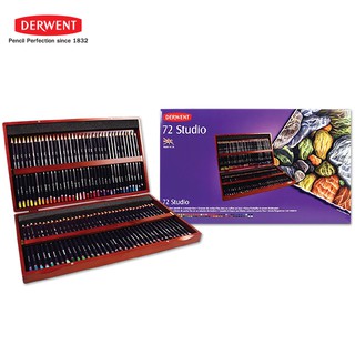 DERWENT สีไม้สตูดิโอชุด 72 สี - W (Studio Wooden Box of 72)