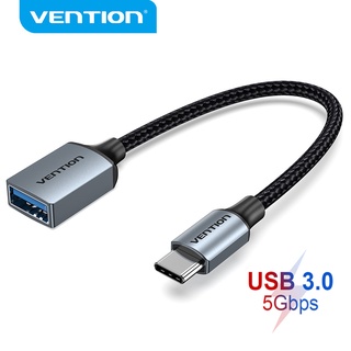 Vention USB OTG 3.0 สายเคเบิ้ล USB-Type C to  5 Gbps สําหรับแล็ปท็อป Type C โทรศัพท์มือถือ CCW/CCX