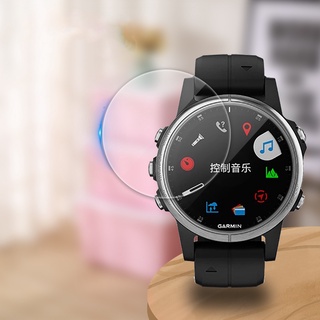 3 ชิ้น ฟิล์มกระจกนิรภัย ป้องกันรอย สําหรับ Garmin Fenix 7 7S 7X 6 6S 6X PRO ป้องกันรอยขีดข่วน ป้องกันหน้าจอ HD เต็มรูปแบบ อุปกรณ์เสริม