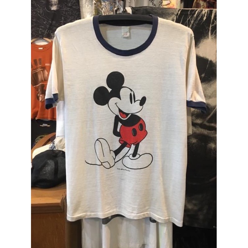 Vtg. Mickey Mouse 80s T-Shirt Sz. L