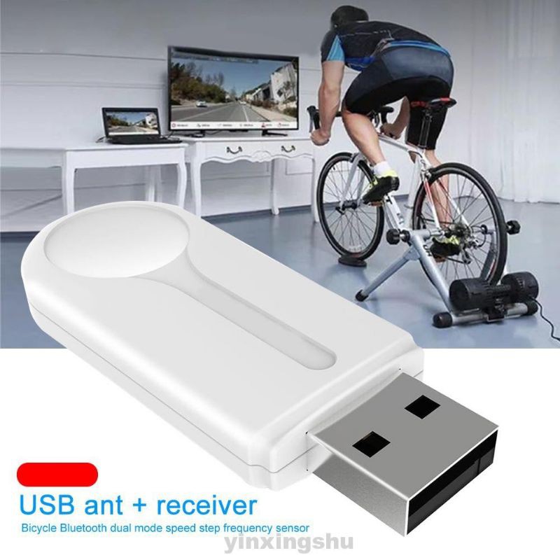 USB Ant+Stick CYCPLus สำหรับใช้เชื่อมต่ออุปกรณ์ smart trainer หรือ เซนเซอร์รอบขา ความเร็ว HR sensor เพื่อเล่นเกมส์ Zwift