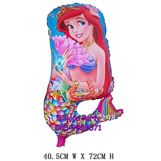 ลูกโป่งนางเงือก เจ้าหญิงเอเรียล Mermaid Princess Balloon