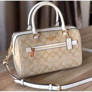 COACH ROWAN SATCHEL KARKI WHITE COLOUR