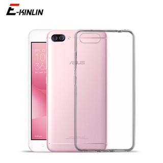 เคสโทรศัพท์มือถือ ซิลิโคนนิ่ม TPU ใส บางมาก สําหรับ ASUS ZenFone 4 Max Pro Plus Selfie Lite ZE554KL ZC554KL ZC520KL ZB553KL ZD553KL