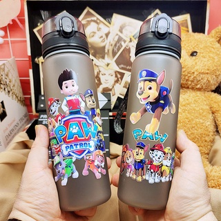 Paw Patrol Li Da Gong แก้วน้ําพลาสติก ลายการ์ตูนอนิเมะน่ารัก กันตก สําหรับใส่น้ําดื่ม เล่นกีฬา