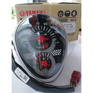 ชุดเรือนไมล์ เกจ์รวม สีเทา หน้าปัดพื้นสีดำ แท้ศูนย์ ฟิโน่ Fino (Speedometer Assy, 4D0-H3510-20)