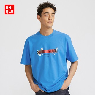 Uniqlo เสื้อยืดแขนสั้น พิมพ์ลาย UT BE X TM สําหรับผู้ชาย (Billie Eilish) 427389.