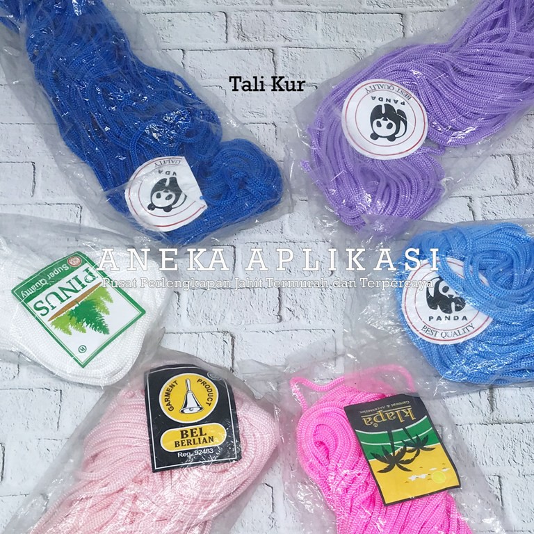 [1/2] KUR / KOR / KOR ROPE 5 MM (-/+ 20 เมตร) PP KUR ROPE / COLORED PAPER BAG ROPE