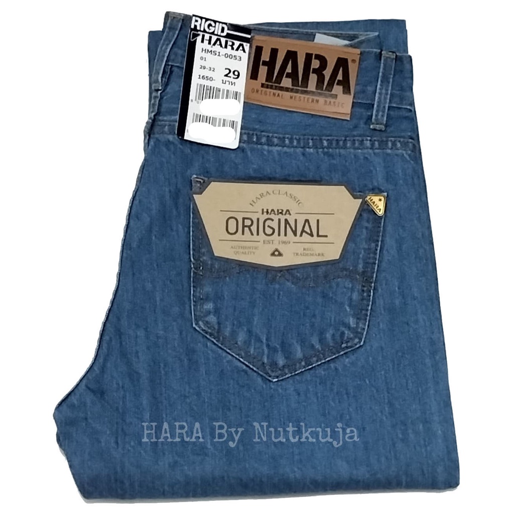 HARA Jeans กางเกงยีนส์ (รุ่นยีนส์ซีด) ยี่ห้อ HARA แท้ 100%