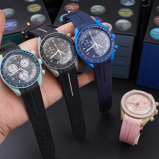 Swatch นาฬิกาข้อมือ สายซิลิคอน กันน้ํา สไตล์สปอร์ต คุณภาพสูง สําหรับผู้ชาย และผู้หญิง 20 มม.