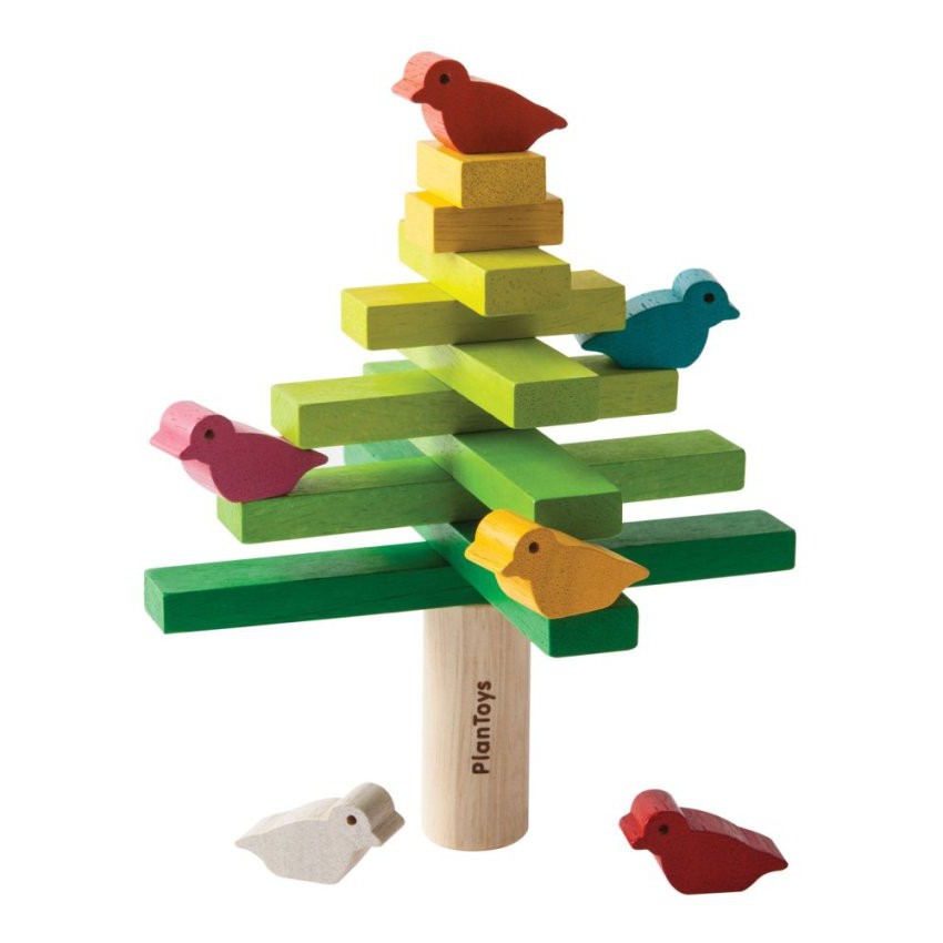PlanToys ของเล่นไม้ 5140 Balancing Tree ต้นไม้สร้างสมดุล เสริมพัฒนาการ สำหรับเด็กอายุ 3 ปี ขึ้นไป