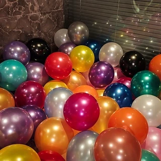 🔥ส่งด่วน🔥 ลูกโป่งมุก 12 นิ้ว (ราคาต่อ1ใบ) Happy birthday balloons เกรดA ชนิดหนาอย่างดี ลูกโป่งวันเกิด ร้านไทย พร้อมส่ง