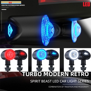 Spirit BEAST ไฟเลี้ยว ไฟกะพริบ LED 12V สําหรับรถจักรยานยนต์ Suzuki Honda BMW Ducati Kawasaki