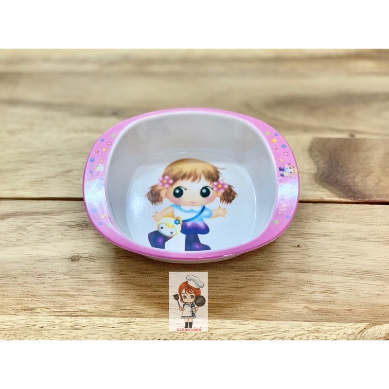 ชามข้าวเด็ก ถ้วยข้าวเด็ก ถ้วยลายการ์ตูน ชามใส่อาหาร - รูปที่ 4
