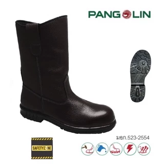 รองเท้าเซฟตี้ PANGOLIN รุ่น 9507r สีดำ แพนโกลิน หัวเหล็ก บู๊ทเซฟตี้