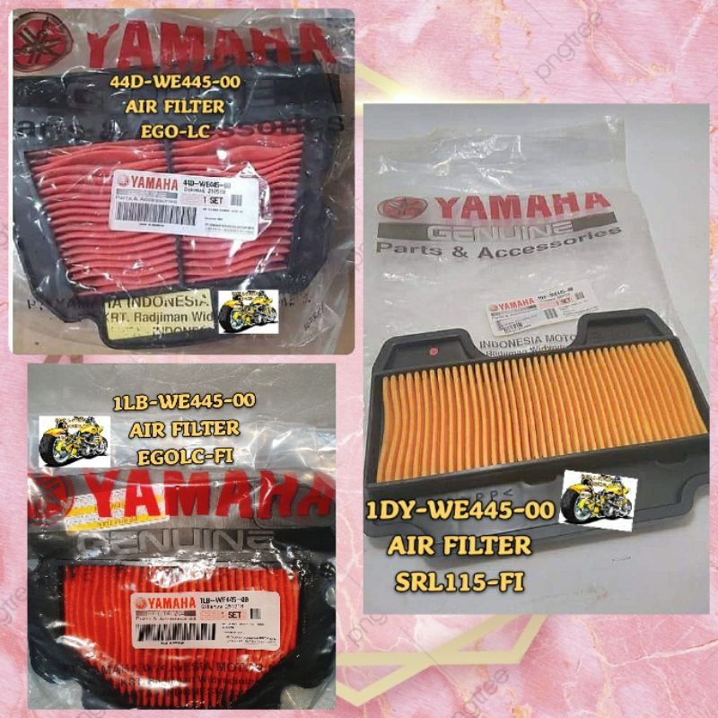 YAMAHA WE445-00 1DY/ 1LB/ 44D กรองอากาศ/ AIR CLEANER SRL115-FI/ EGOLC-FI/ EGO-LC