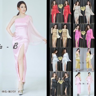 Maxi Dress ปาดไหล่แขนเดียว [B0131]