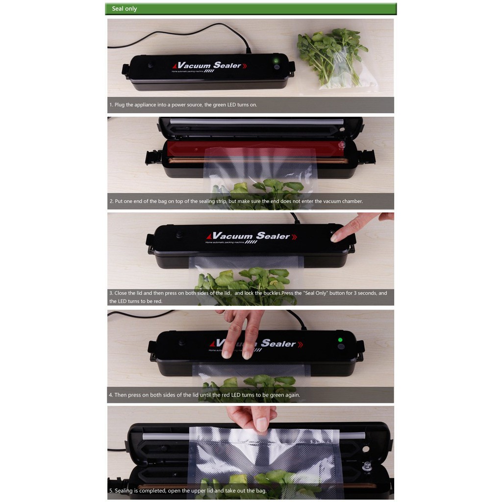 เครื่องซีลสูญญากาศ ปิดปากถุง Vacuum Sealer XINBAOLONG รุ่น LP11 พร้อม