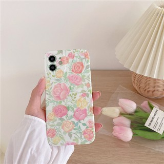 case iphone7+/8+/x/xs/xr/xsmax/11/11pro/11promax/12 - ดอกไม้พาสเพล
