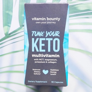 (Vitamin Bounty®) Tune Your Keto Multivitamin 90 Capsules อาหารเสริมคีโต วิตามินรวม