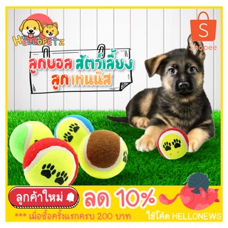 ลูกเทนนิส ลูกบอลสุนัข ของเล่นสุนัข Dog Training Ball ลูกบอลสัตว์เลี้ยง ลูกเทนนิสสัตว์เลี้ยง