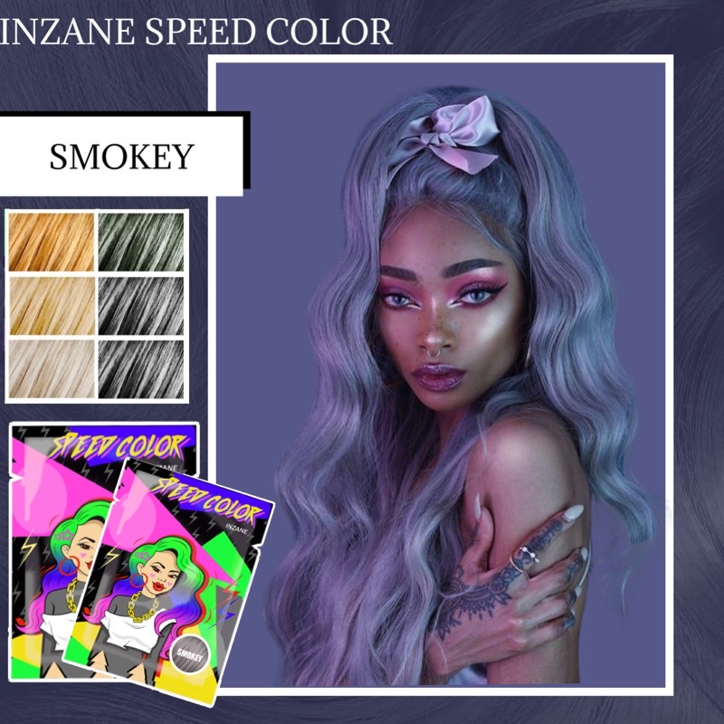ทรีทเม้นท์เปลี่ยนสีผม สี Smokey hair color by inzane speed color
