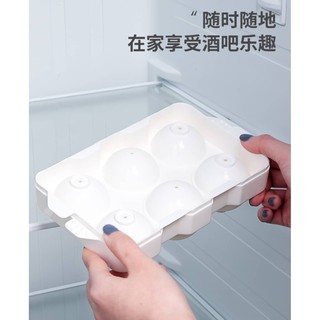 Ice Ball Mould บล็อกทำน้ำแข็งวิสกี้ 6 ลูกไซด์ใหญ่