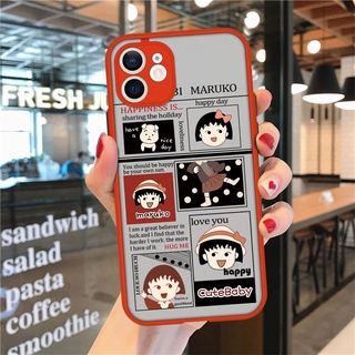 เคสโทรศัพท์มือถือ ลายการ์ตูนอนิเมะ Cherry Maruko น่ารัก สําหรับ VIVO Y20 Y12 Y15 U10 Y12S Y11 V20 Y91C Y51 Y30 Y20S V9 U3 S1 Pro SE S7 IQOO NEO LITE
