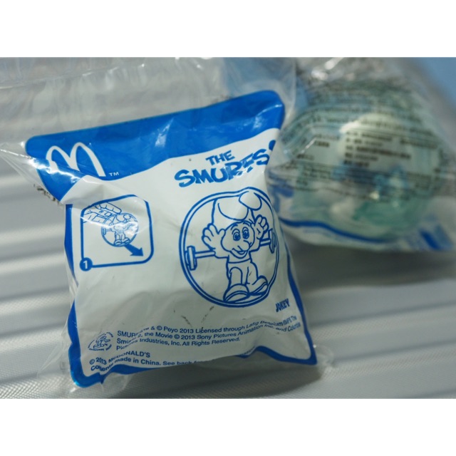 Happy meal ชุด smurfs 2 Thai #09 โจ้กกี้ สเมิร์ฟ