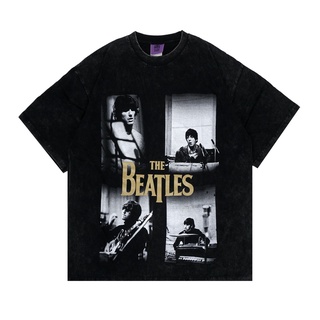 เสื้อยืดคอกลมเสื้อยืด ขนาดใหญ่ พิมพ์ลาย TOXIC1805 THE BEATLESS-4XL