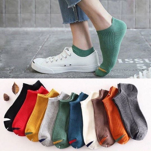 (W-004) ซื้อขั้นต่ำ 2 คู่ ถุงเท้า ถุงเท้าข้อสั้น แฟชั่น ลายน่ารัก เนื้อผ้านุ่ม