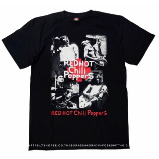 T-shirt  เสื้อวงร็อคREDHOTCHILIPEPPERS เสื้อวง red hot chili peppers เสื้อยืด redhotchilipeppersS-5XL