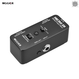 Mooer Micro Di กล่องโลหะสำหรับเครื่องดนตรี