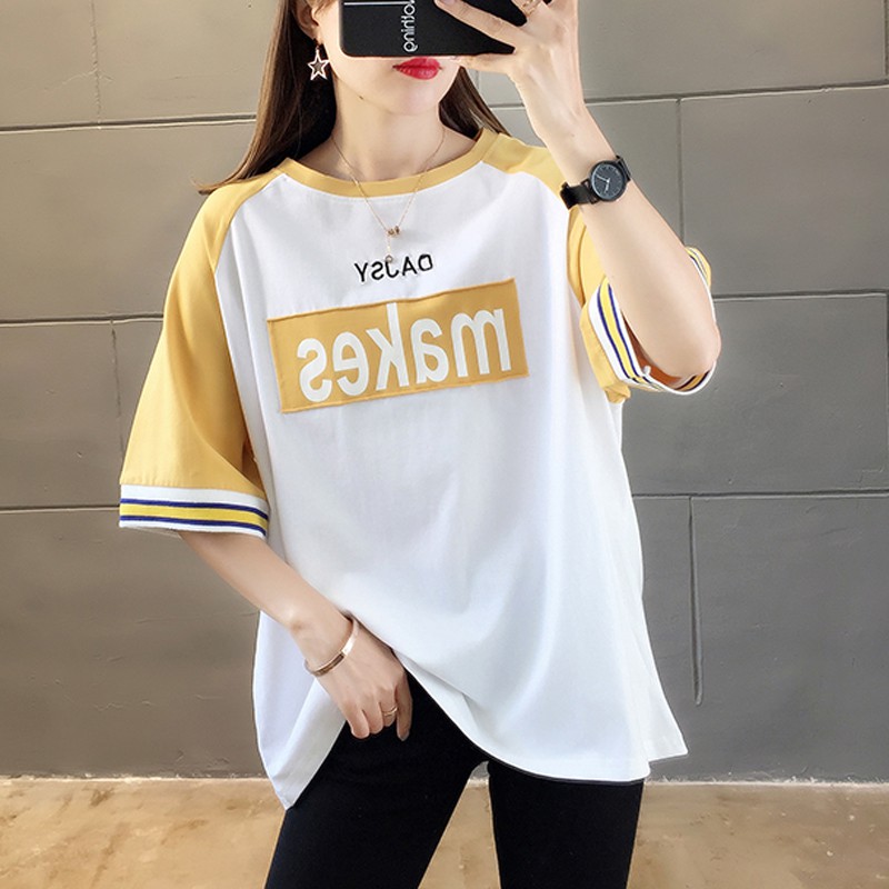 SUNDAY2020 เสื้อยืดโอเวอร์ไซส์คอกลม สกีน makes สีสันสดใส โดนใจวัยรุ่น ผ้านิ่มใส่สบาย ใส่ไปเที่ยวก็ได้