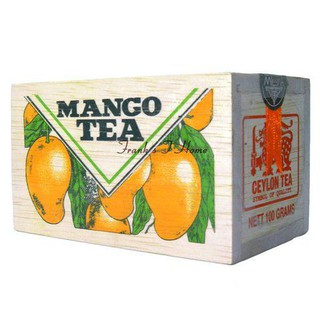 Mlesna Mango Tea In Wooden Box 25*2g Mlesna ชามะม่วงในกล่องไม้ 25 * 2 กรัม