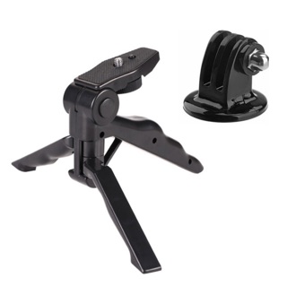 HANDHELD MINI TRIPOD with ADAPTER ด้ามจับขาตั้งพร้อมตัวแปลง สำหรับโกโปร กล้องแอคชั่น for gopro action camera