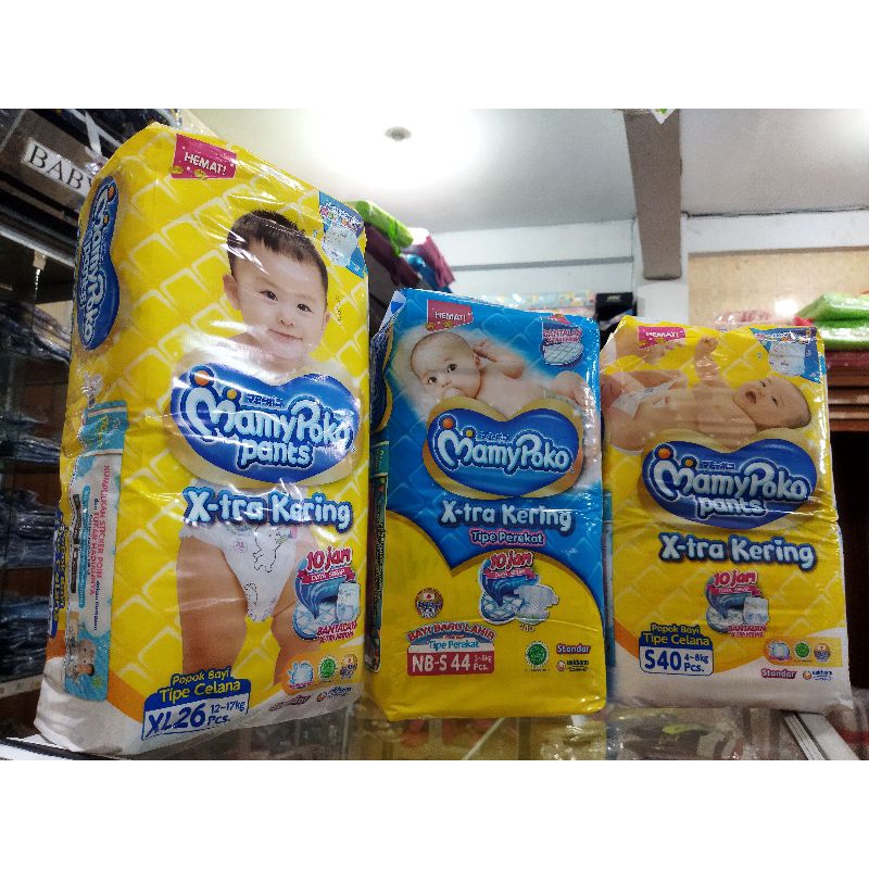 Pampers Mamy poko Mamypoko Wholesale Pempes / popok Mamypoko pants / new brontsS40 / M34 / L30 / XL2