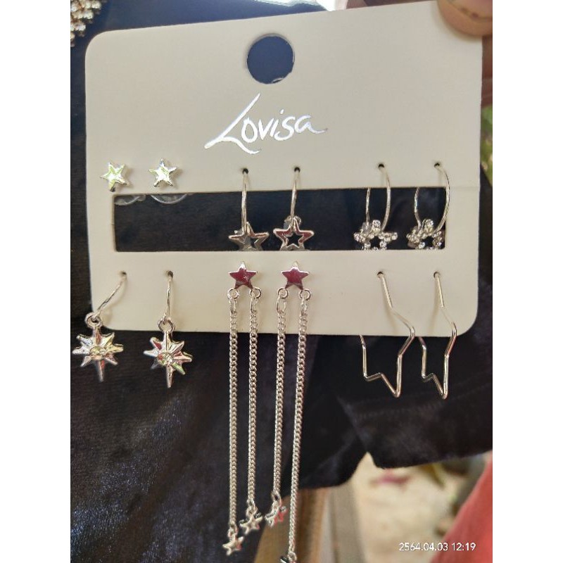 ต่างหู แบรนด์ lovisa 1 set