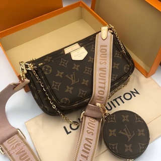 🔥ผ่อนได้🔥 Lv Multi Pochette 24cm งาน Ori