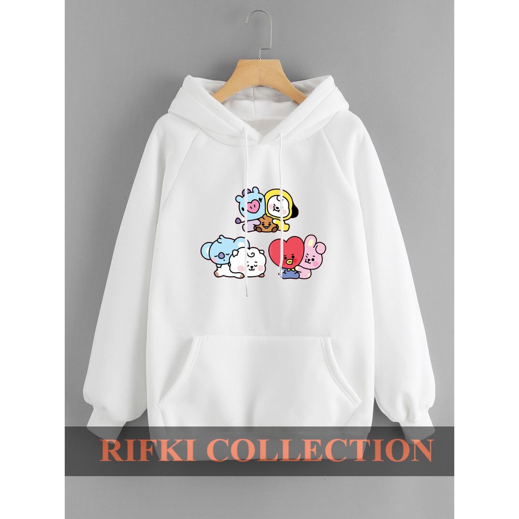 Hoodie Jacket BT21 BTS เสื้อกันหนาวสําหรับเด็กผู้หญิง Distro hoddie hoddie เสื้อกันหนาว BT21 BTS