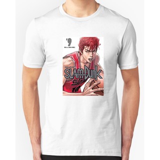 เสื้อเชิ้ตผ้าฝ้ายสแลมดุงค์ ฮานามิจิ ซากุระงิ 6U_
