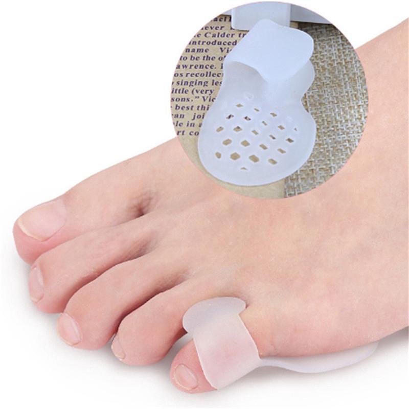 1Pair Little Toe Thumb Daily Use Silicone Gel Toe Bunion Protector Foot Care