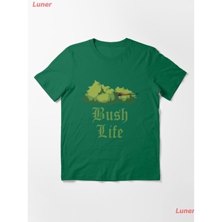 Luner เสื้อยืดแขนสั้น Bush Life Funny Gamer Gaming T-Shirt Essential T-Shirt Short sleeve T-shirts