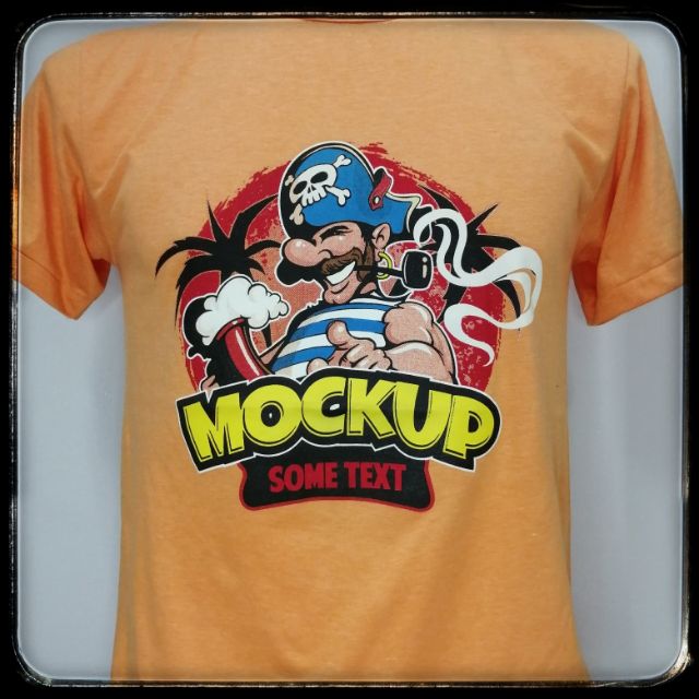 เสื้อ​การ์ตูน​โจรสลัด​MOCKUP​