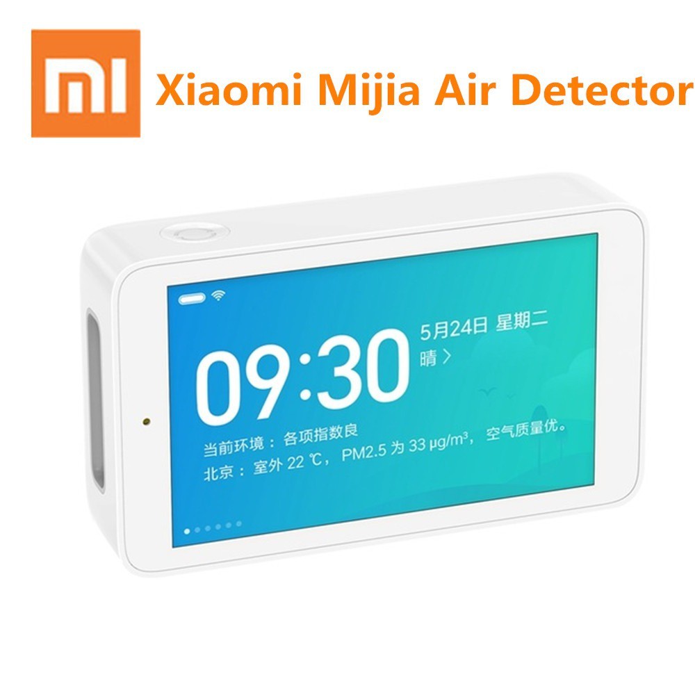 2019 Xiaomi Mijia PM2.5 Air Detector High-Precision Sensing 3.97Inch Touchscreen USB Interface Remote Monitoring