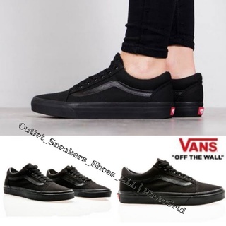 รองเท้า Vans Old Skool Black Trainers ส่งฟรี