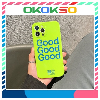 เคสโทรศัพท์มือถือแบบใส กันกระแทก ลาย GOOD สีเรืองแสง สำหรับ OPPO Reno6 Reno6 pro Reno5 5G Reno5 pro Reno4Z 5G  A52 A72 A92 A53 A32 A9 2020 A5 2020 A11 A3S A12e C1 A31 F11 R17