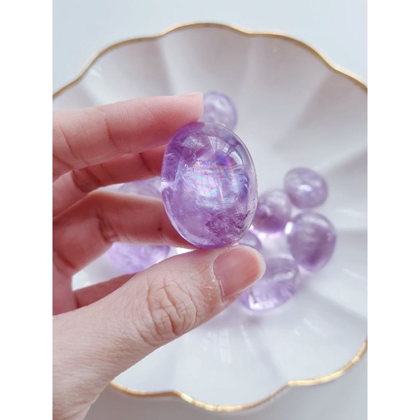 [Kyzen Living] Amethyst tumble / tumbles (สําหรับเล่นคลายเครียด ทรงตัว)