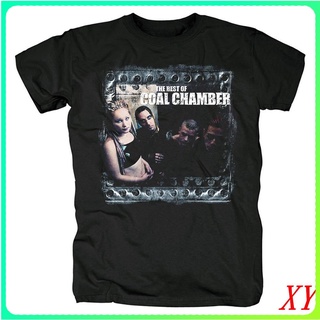 เสื้อยืดแขนสั้น ผ้าฝ้าย พิมพ์ลาย  Coalchamber สไตล์ร็อค สําหรับผู้ชายสามารถปรับแต่งได้